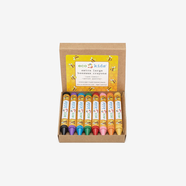 Large Beeswax Crayons 8-Pack