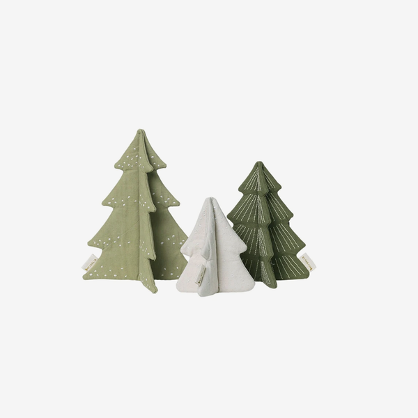Organic Cotton Soft Christmas Tree 3-Pack