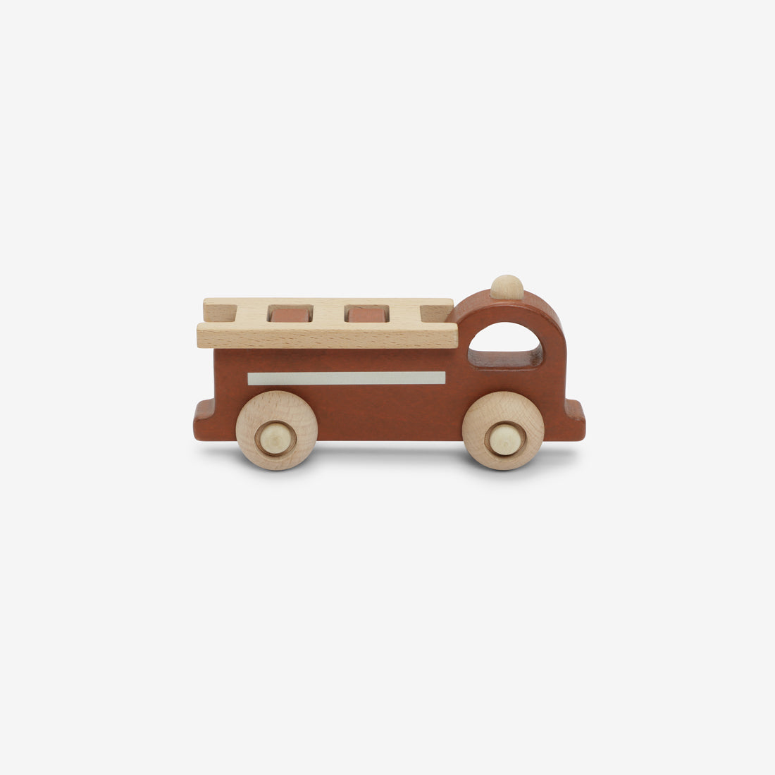 Hardwood Rolling Toy Fire Engine