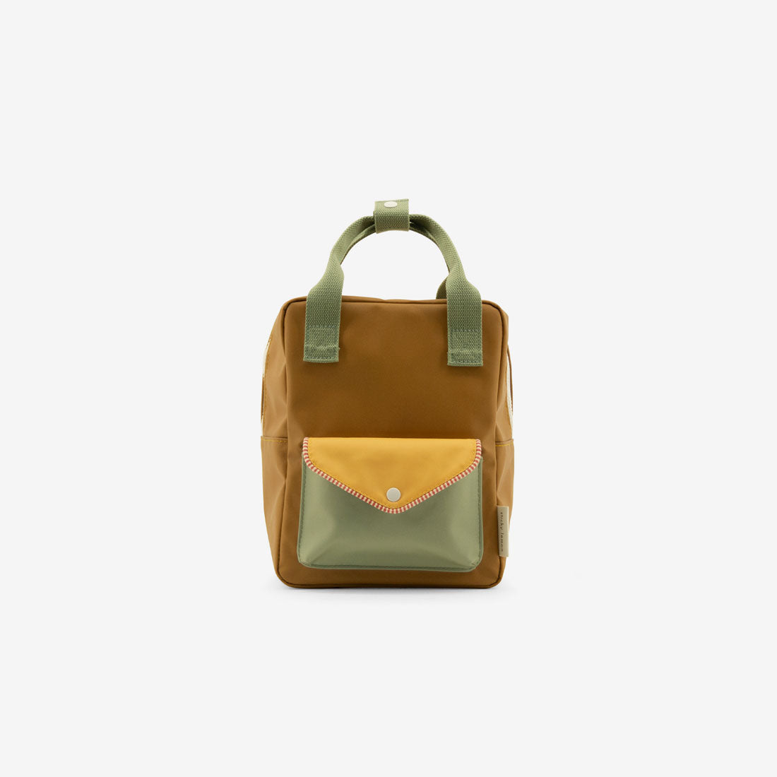 Small rPET Backpack - Meet Me in the Meadows - Khaki Green