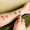 Temporary Tattoo Sheets - Colorful Mushrooms