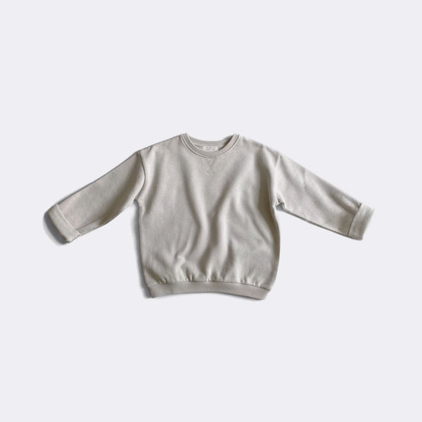 The Old-School Organic Fleece Sweatshirt - Ecru