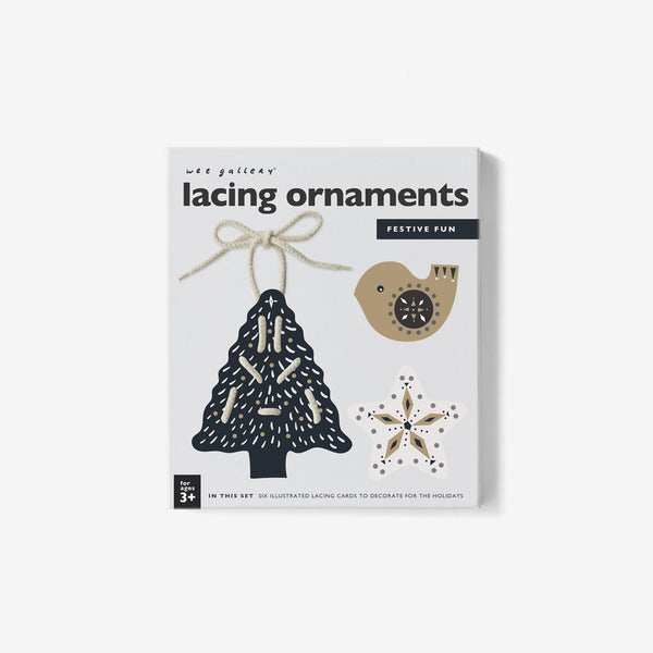 Festive Fun Lacing Ornaments Kit