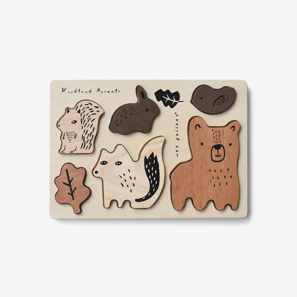 Wooden Tray Puzzle 2nd Edition - Woodland